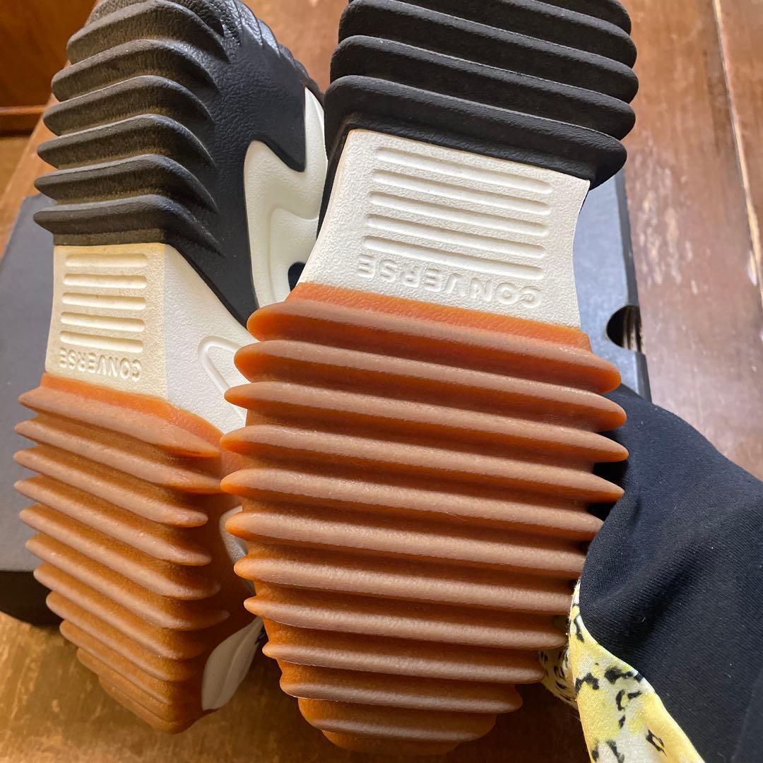 CONVERSE ブラック/ホワイト　ランスターモーション　23cm