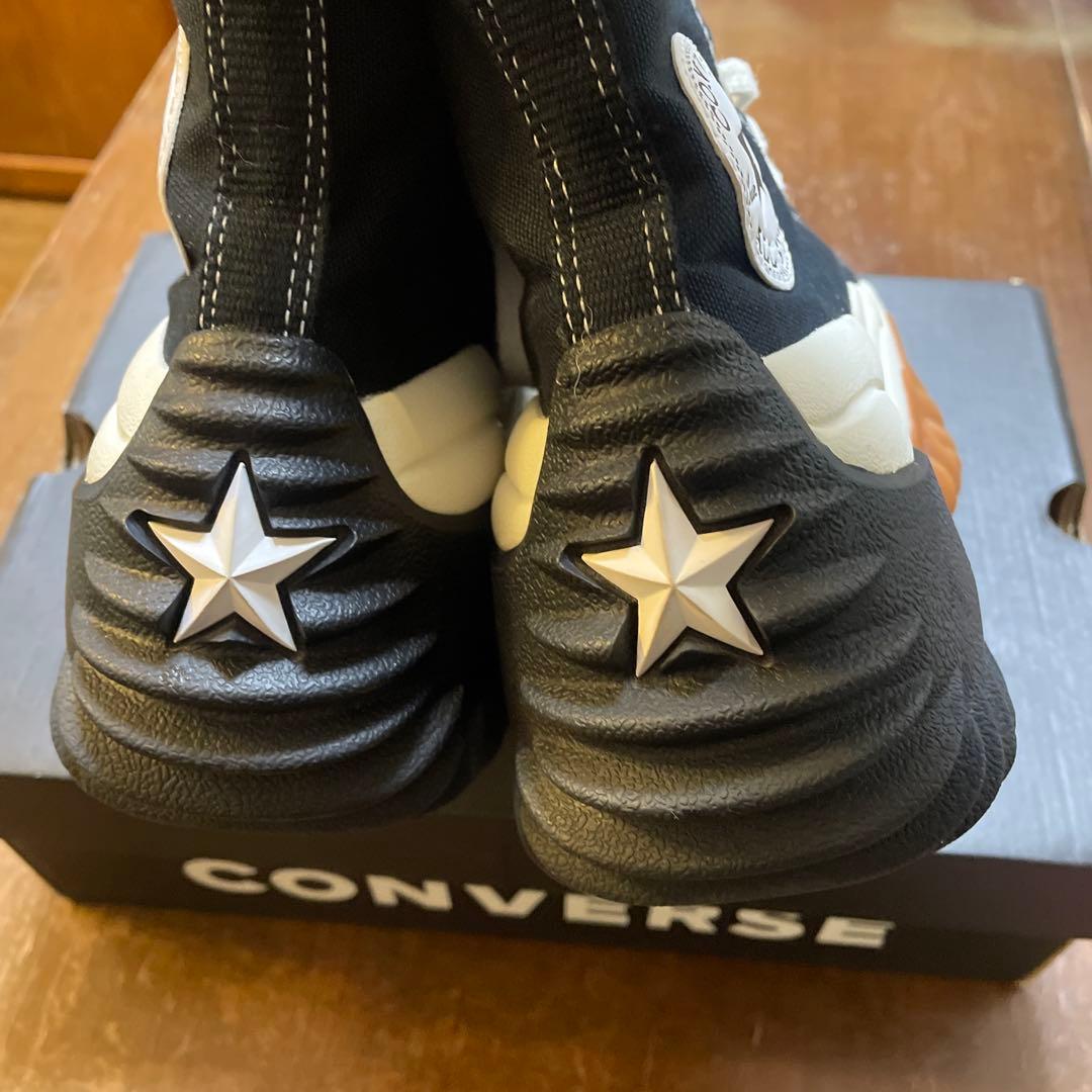 CONVERSE ブラック/ホワイト　ランスターモーション　23cm