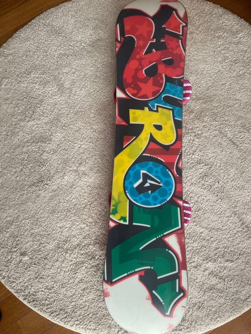 KIDS バートン　115 スノーボード ピンクバインディング付