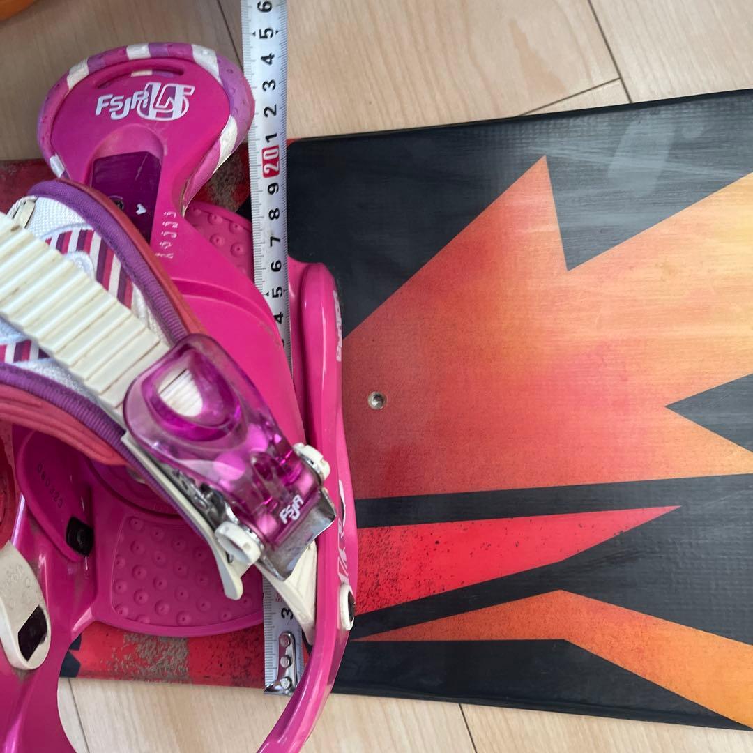 KIDS バートン　115 スノーボード ピンクバインディング付
