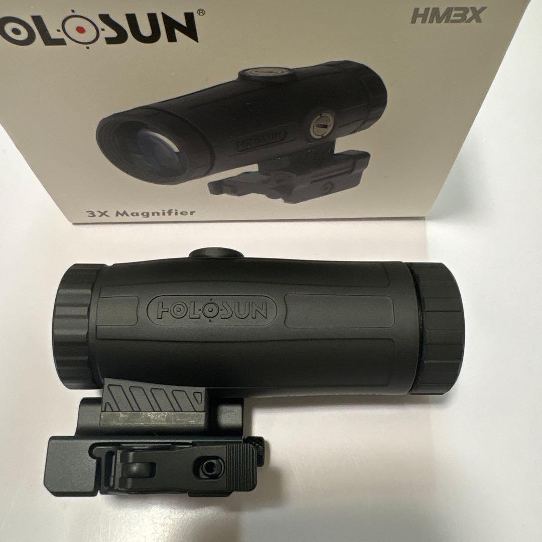 HOLOSUN HM3X マグニファイア 3倍ブースター 可倒式 QDマウント