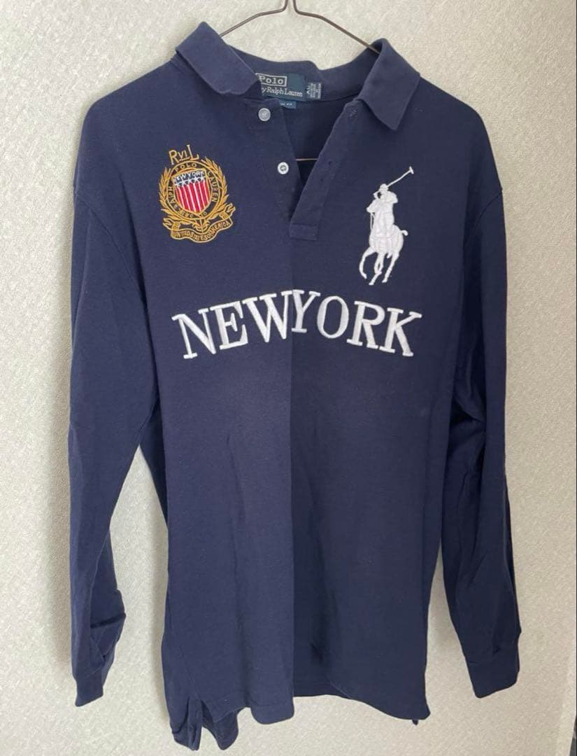 極稀少　ラルフローレン　ポロシャツ　ビッグポニー　New York