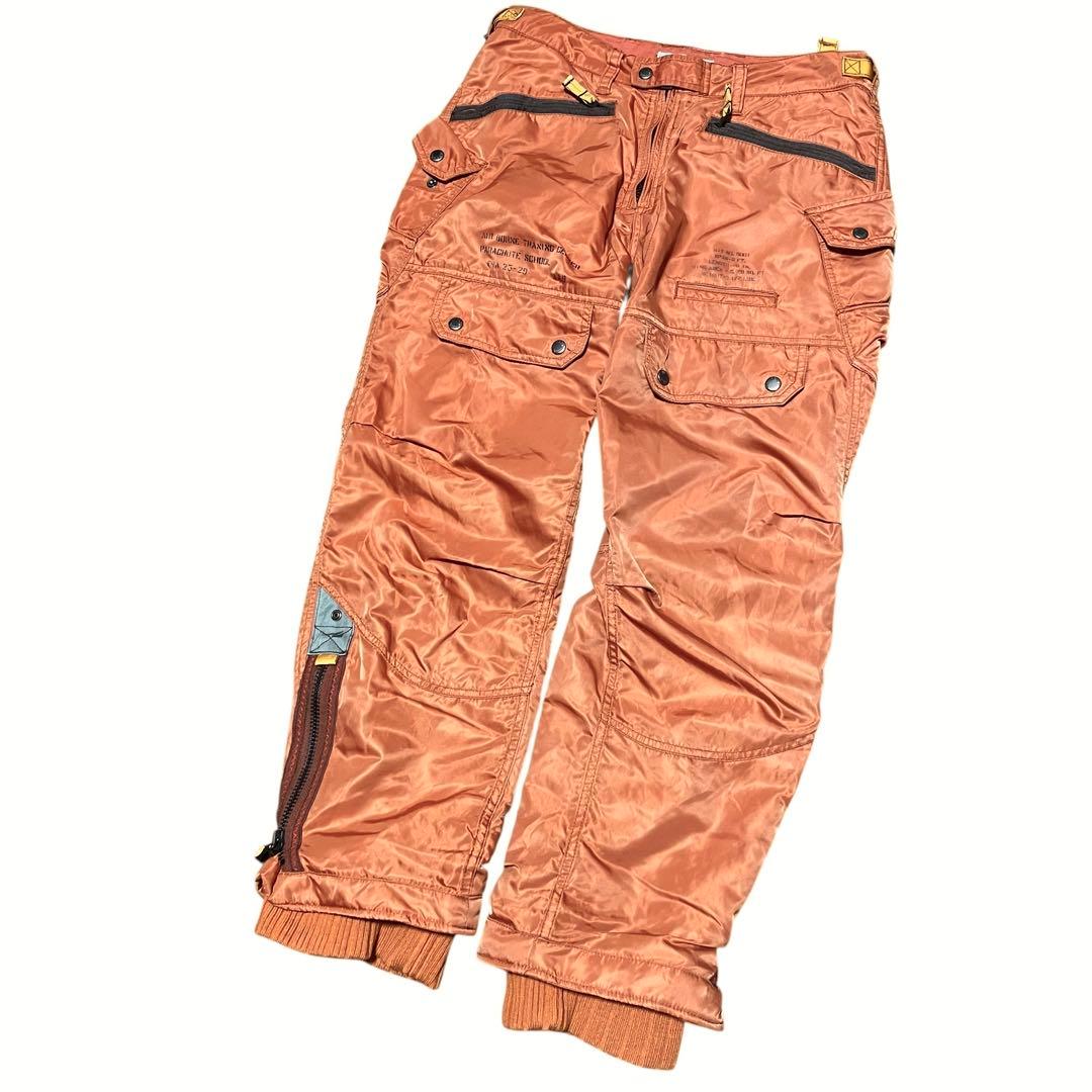 AVIREX パラシュートパンツ　フライトパンツ　カーゴパンツ　Mアヴィレックス