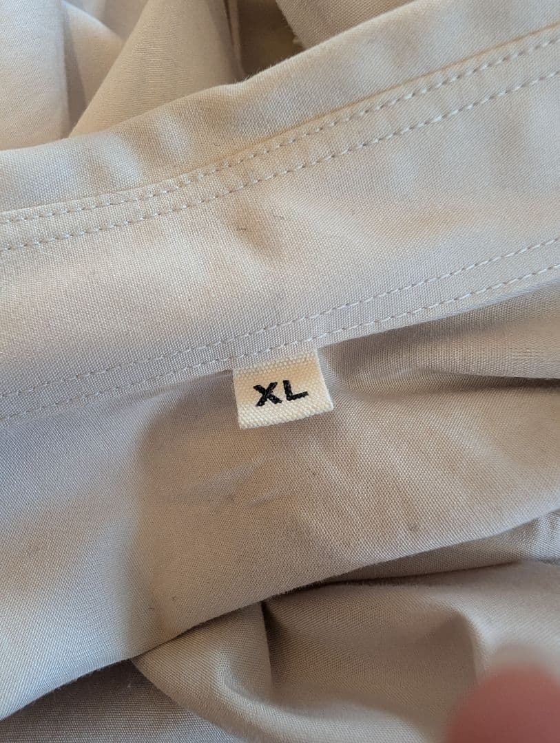 『3点セット』無印 MUJI Labo 和紙混ジャケット パンツ シャツ XL