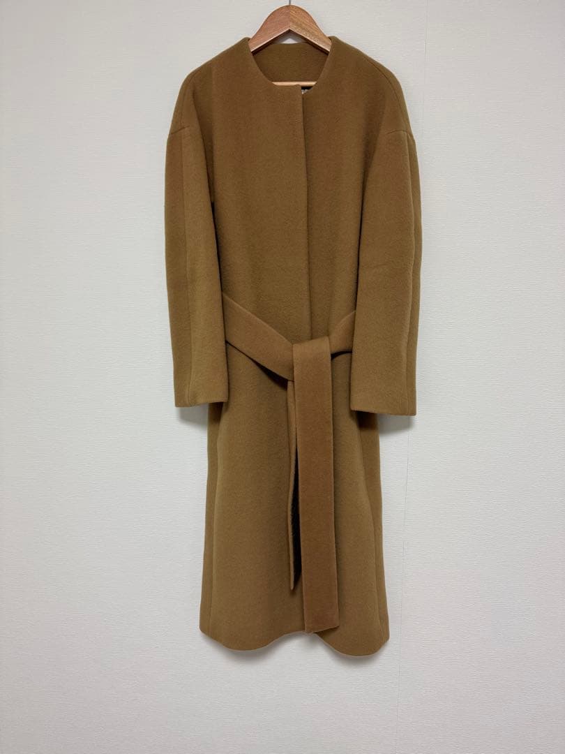 ★最終値下げ★TOMORROWLAND BACCA ノーカラーコート36 日本製