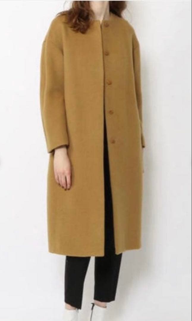 ★最終値下げ★TOMORROWLAND BACCA ノーカラーコート36 日本製