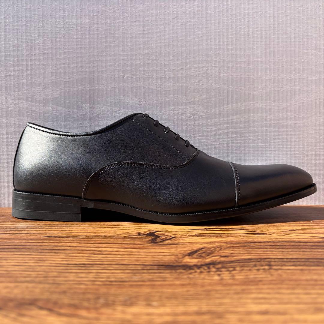 【未使用】REGAL リーガル ストレートチップ 27cm 黒 内羽根 革靴