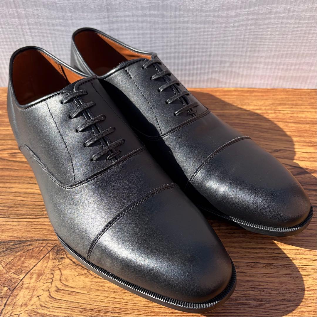 【未使用】REGAL リーガル ストレートチップ 27cm 黒 内羽根 革靴