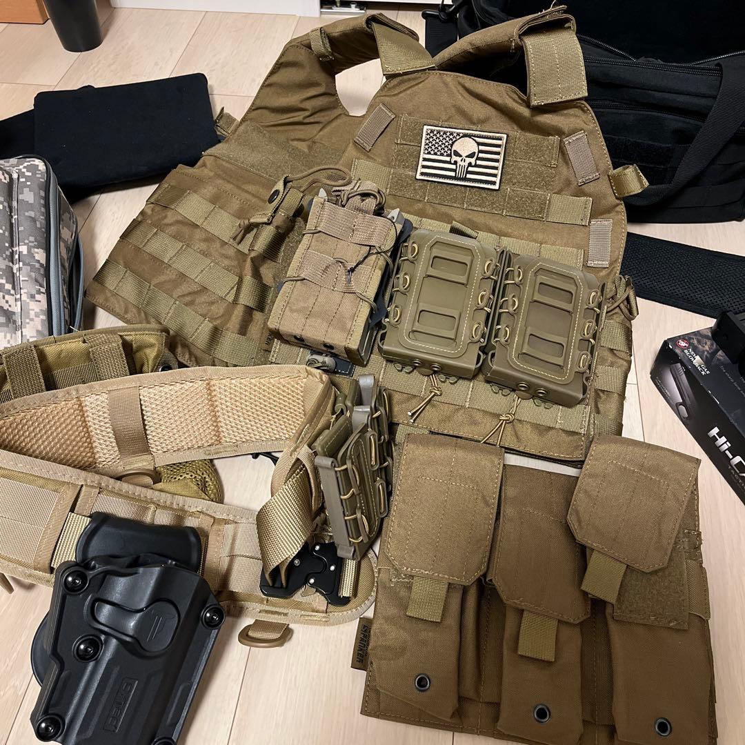 モジュラー式プレートキャリア タンカラー