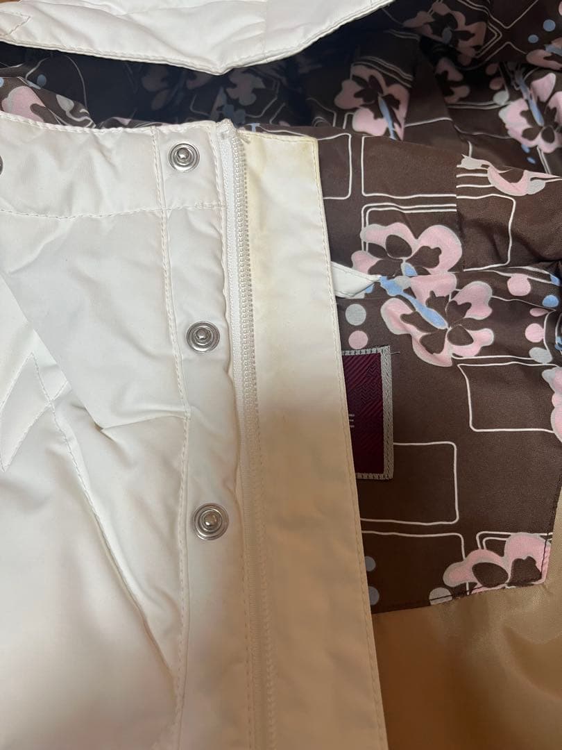 DESCENTE スキーウェアセット（ホワイト/グレー）