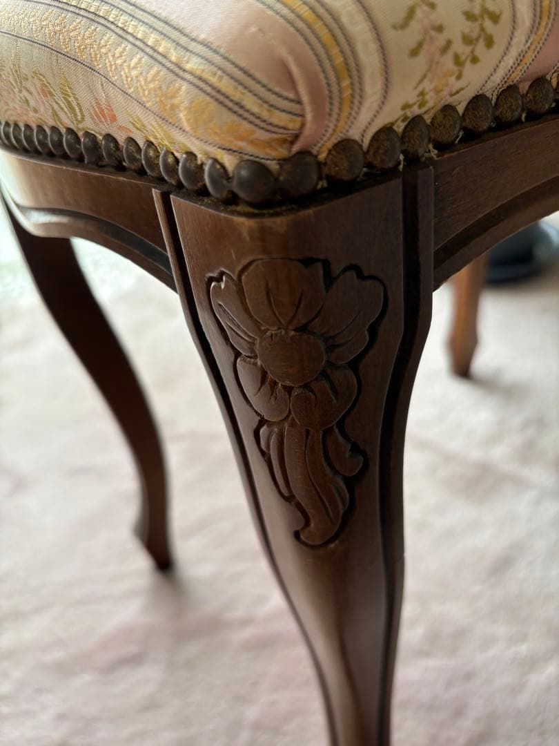 猫脚 アンティーク　スツール