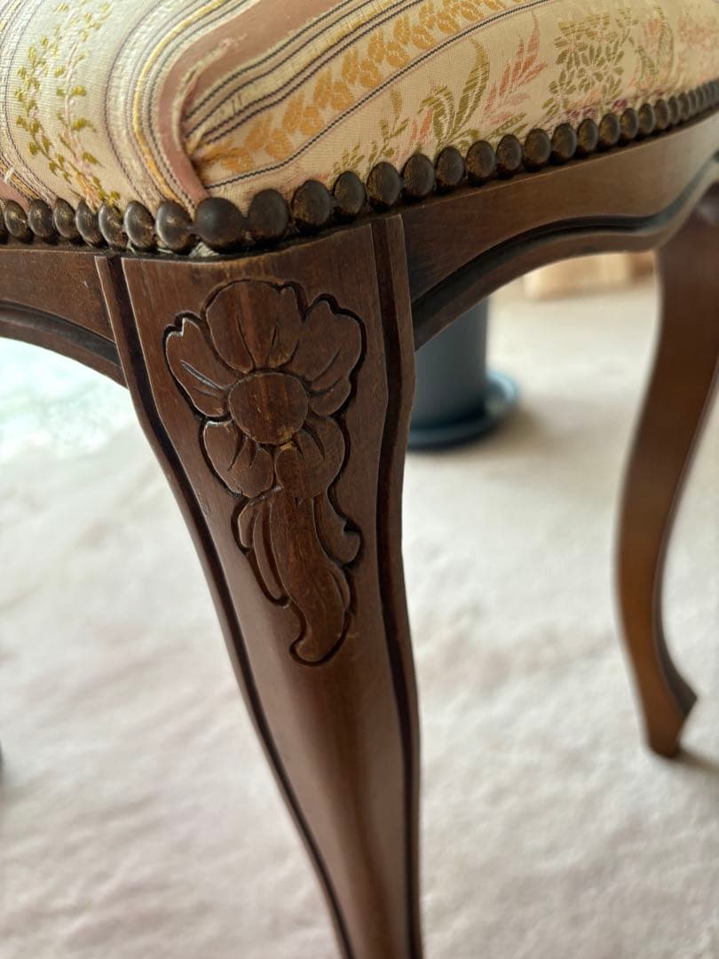 猫脚 アンティーク　スツール