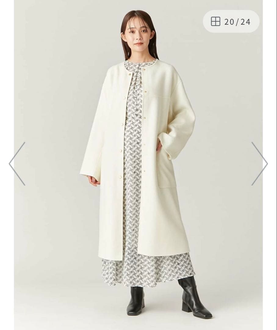 【値下げ】FRAY I.D super140'sウールリバーコート