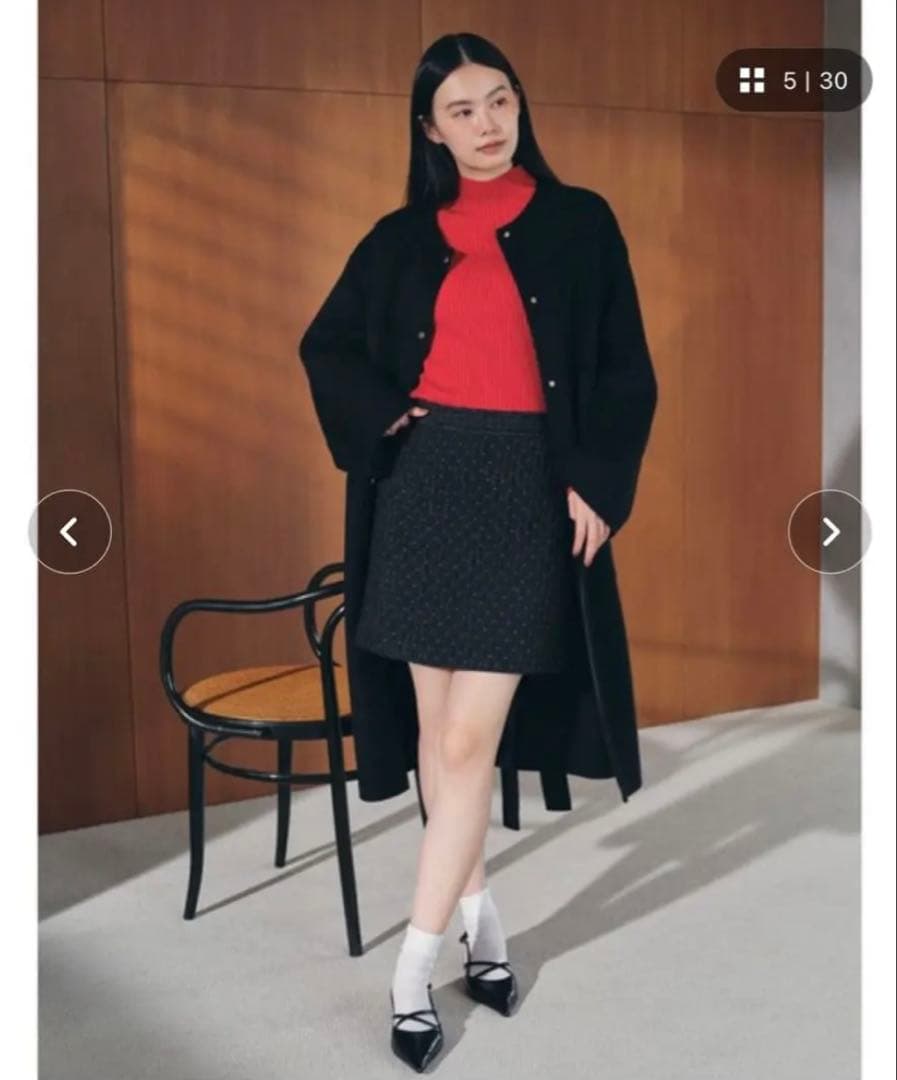 【値下げ】FRAY I.D super140'sウールリバーコート