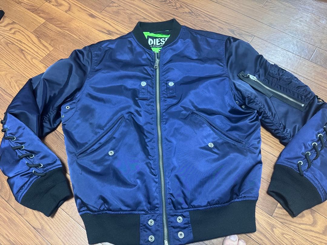 DIESEL MA-1ジャケット ネイビー