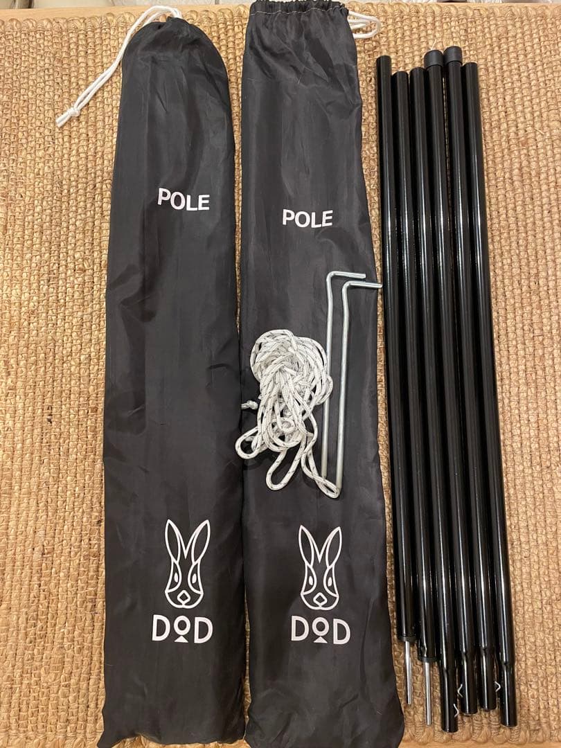 ❁DOD カマボコテント2 ❁インナーマット、ポールセット 値下げ可