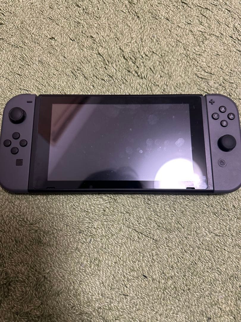 Nintendo Switch グレー 本体　ダウロードソフト付き
