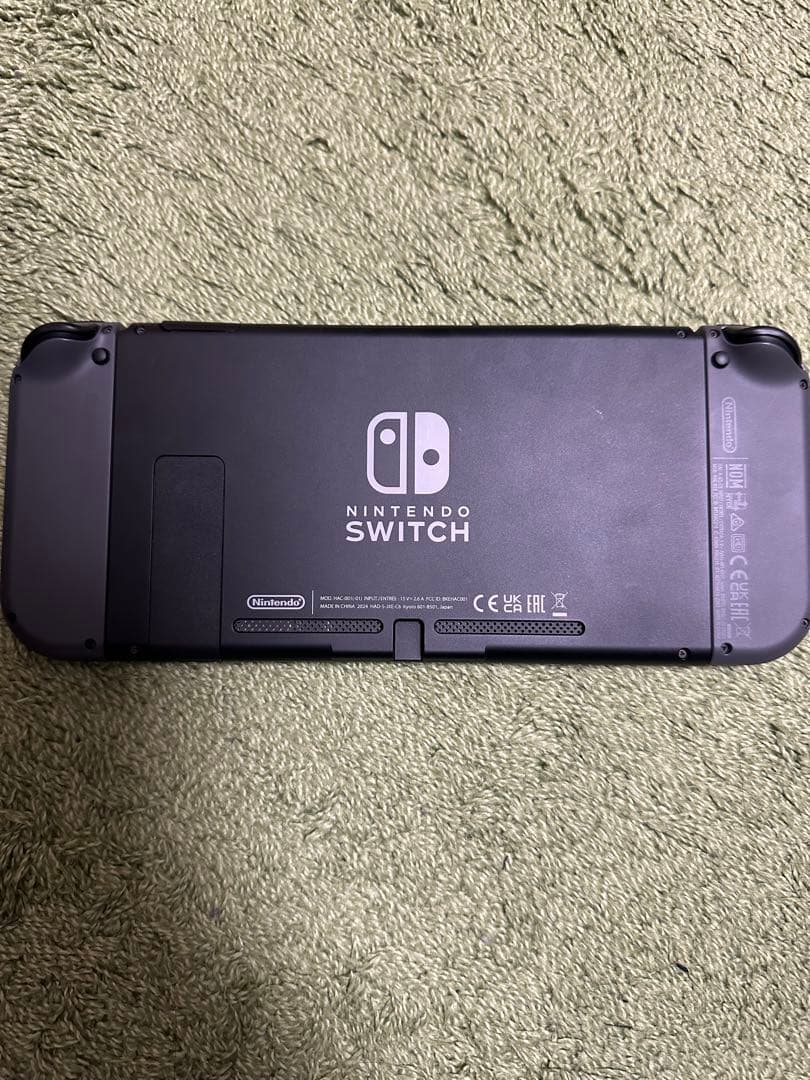 Nintendo Switch グレー 本体　ダウロードソフト付き