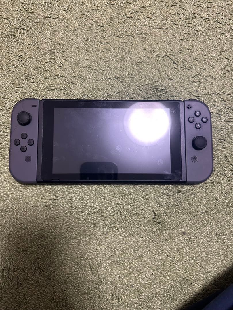 Nintendo Switch グレー 本体　ダウロードソフト付き