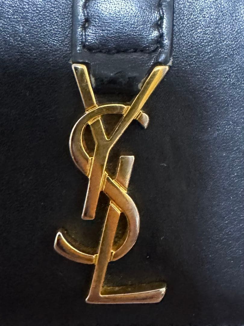 SAINT LAURENT サンローラン ミニ財布 2つ折り ブラック