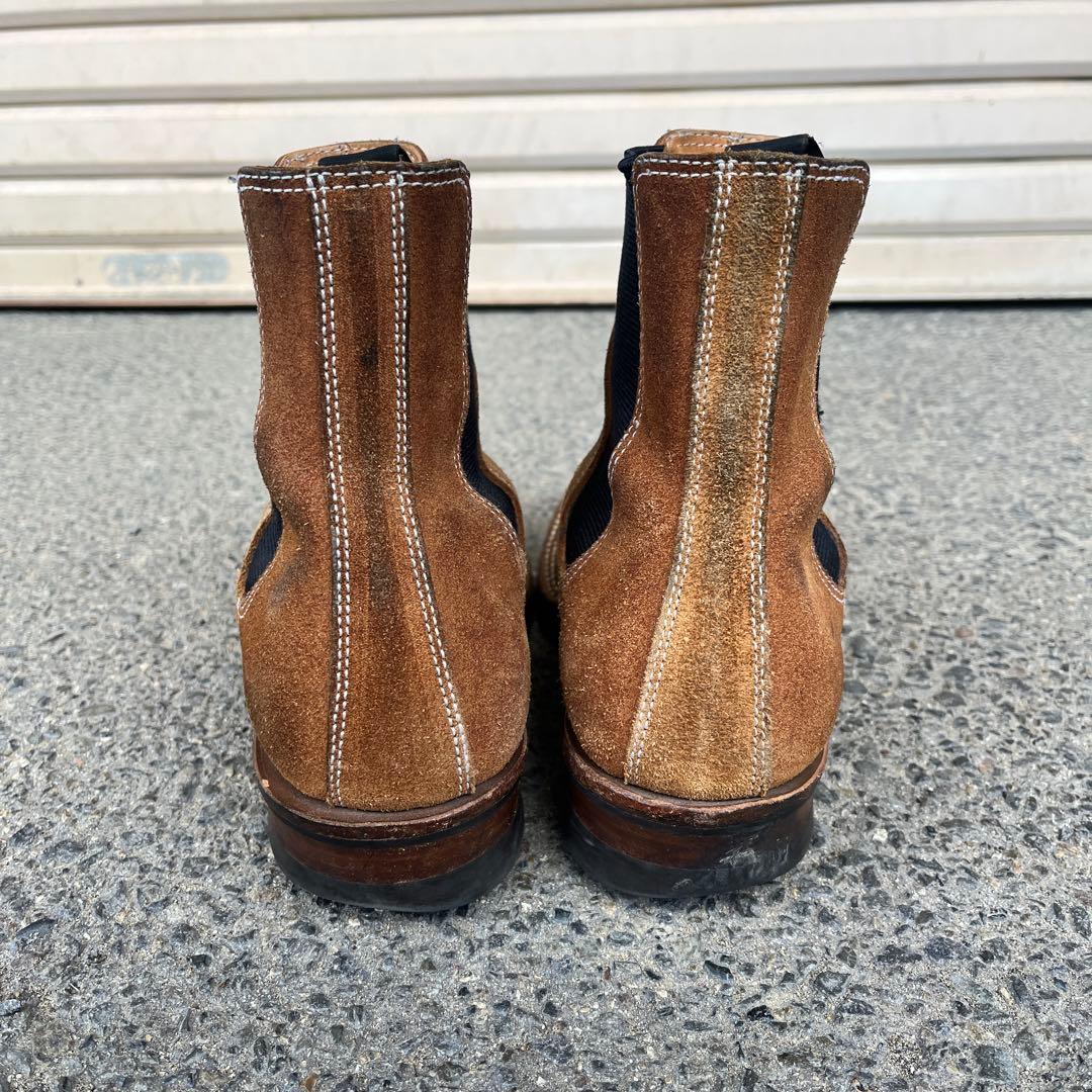 ローリングダブトリオ スエード サイドゴアブーツ　size8