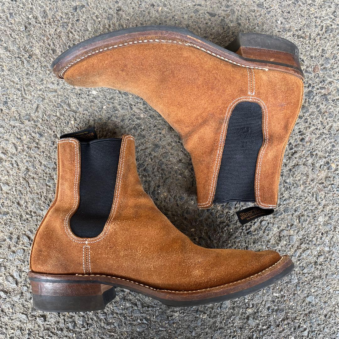 ローリングダブトリオ スエード サイドゴアブーツ　size8