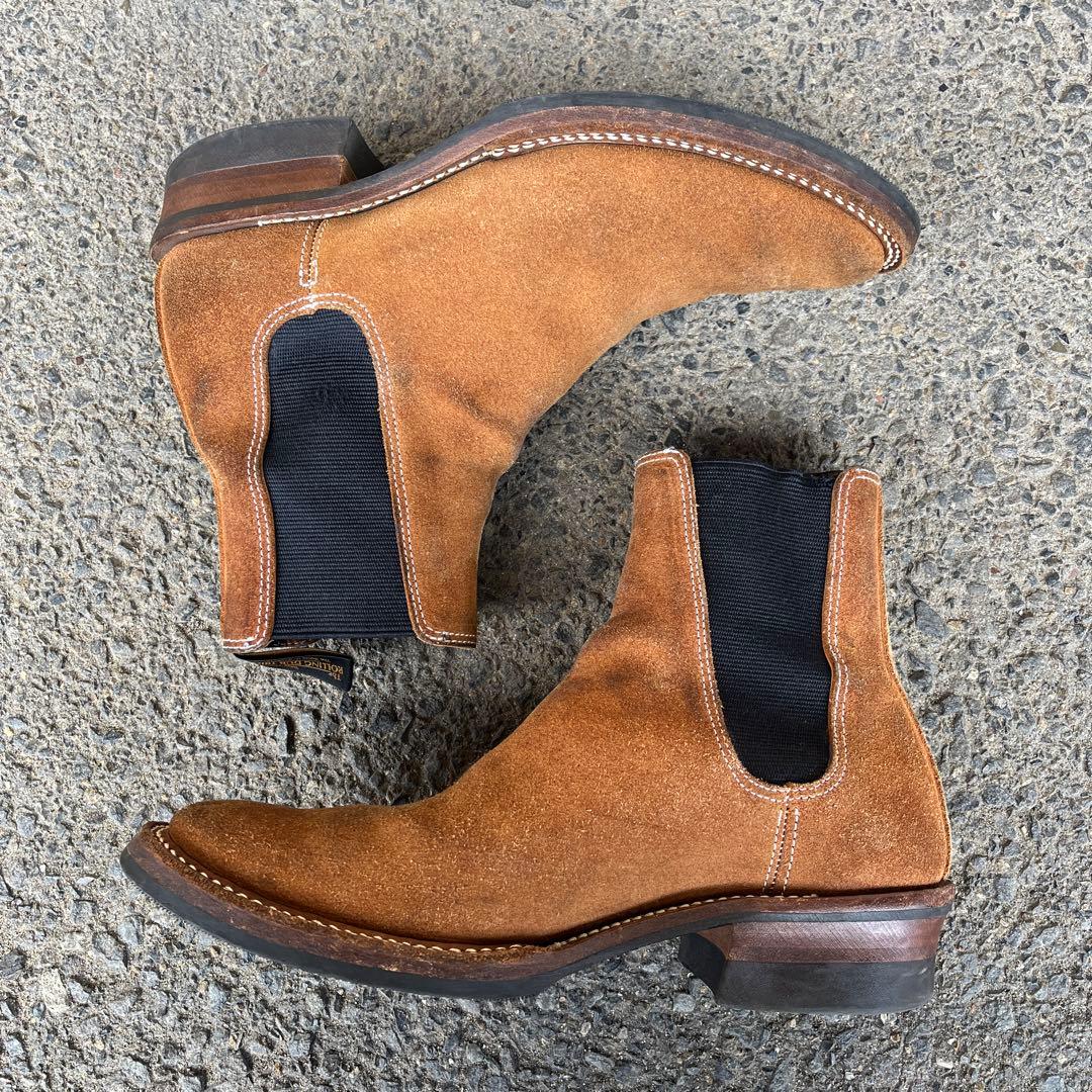 ローリングダブトリオ スエード サイドゴアブーツ　size8