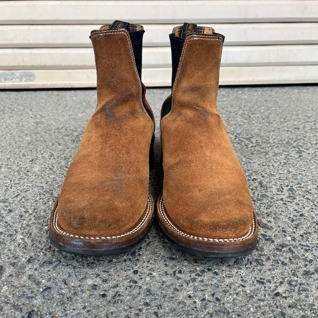 ローリングダブトリオ スエード サイドゴアブーツ　size8