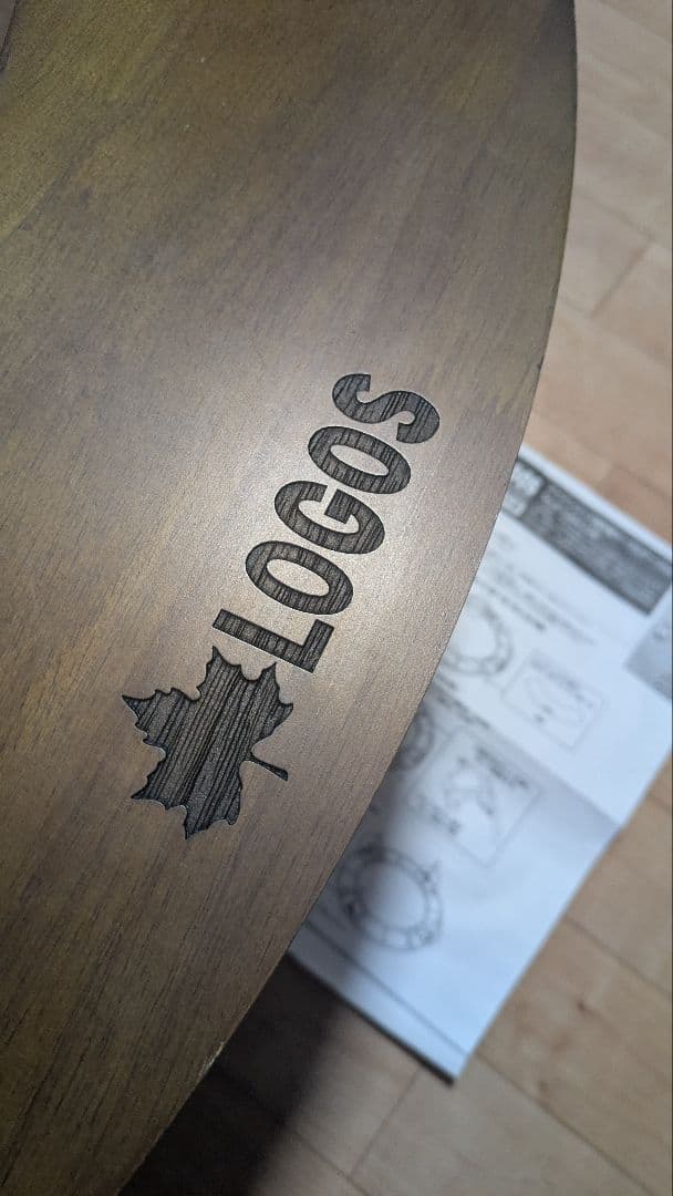 LOGOSアイアンウッド囲炉裏サークルテーブルL