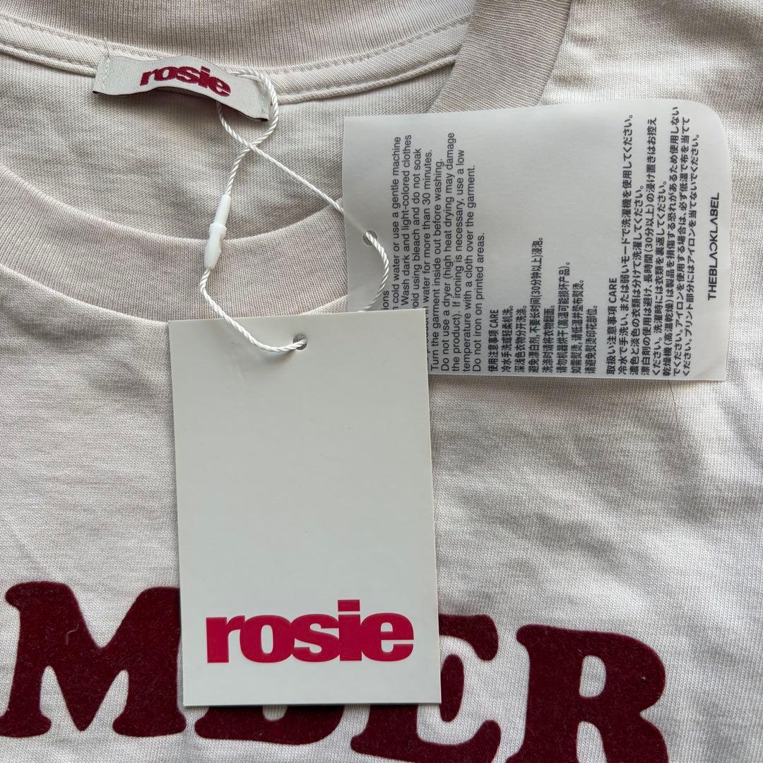 【試着のみ】number one girl Tシャツ　ロゼ　rose rosie