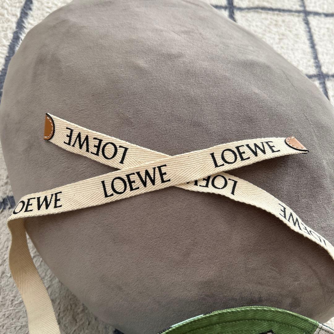 LOEWE ロエベ　フィッシャーマンハットキャンバス　リーフ柄