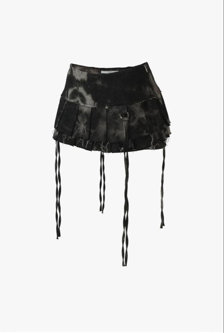 スカート THEREDTHREAD S w pleats crash skirt