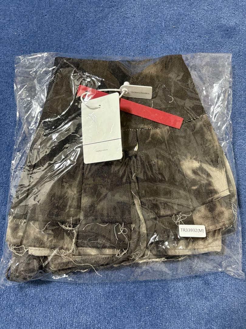 スカート THEREDTHREAD S w pleats crash skirt