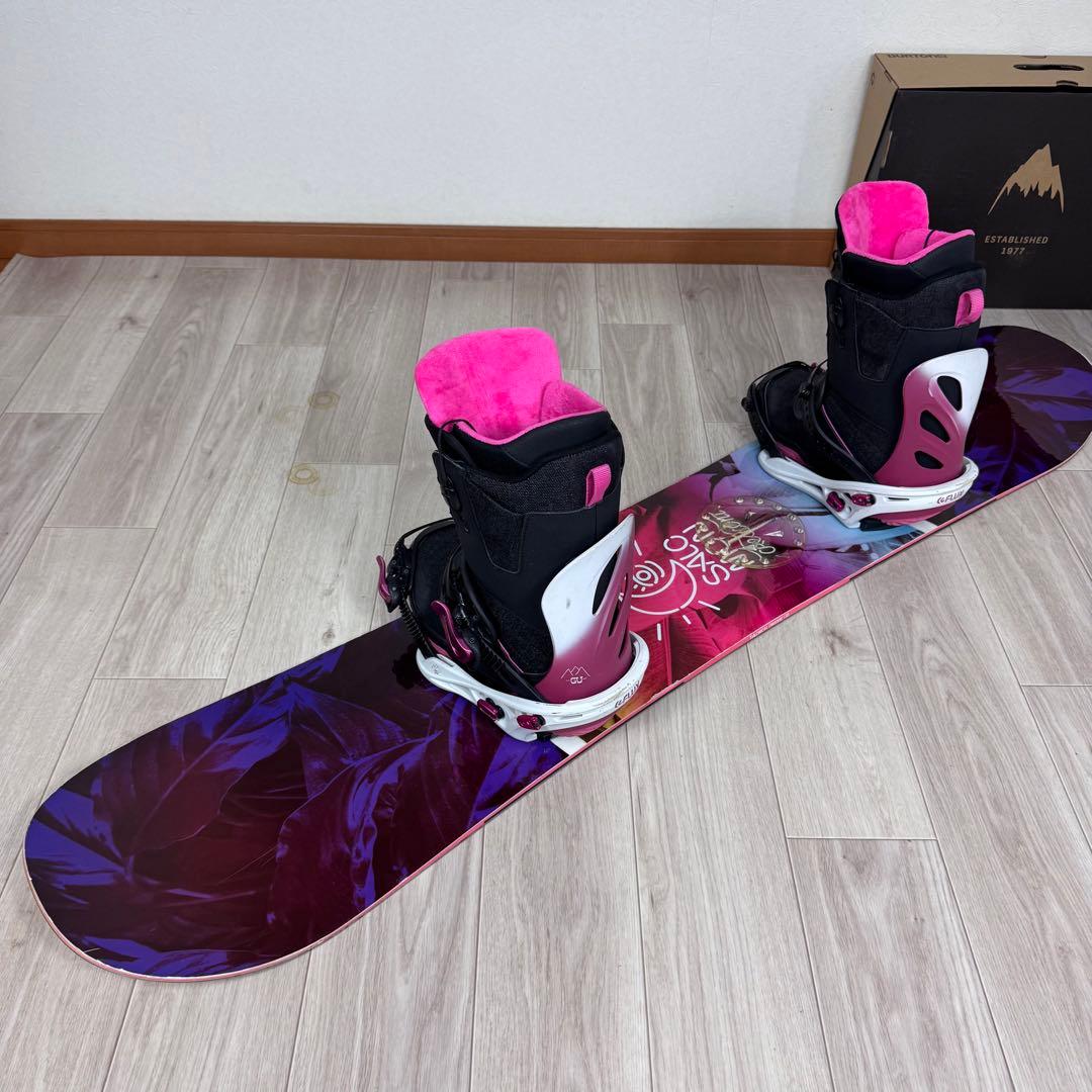 SALOMON スノーボードセット 138cm 23.5cm