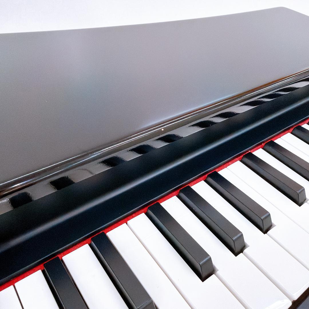 【良品】KORG コルグ MICROPIANO マイクロピアノ 黒 蓋　ペダル付
