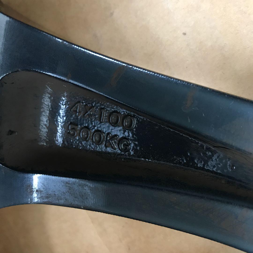 メーカー不明(日本製)メッキアルミホイール17インチ7J