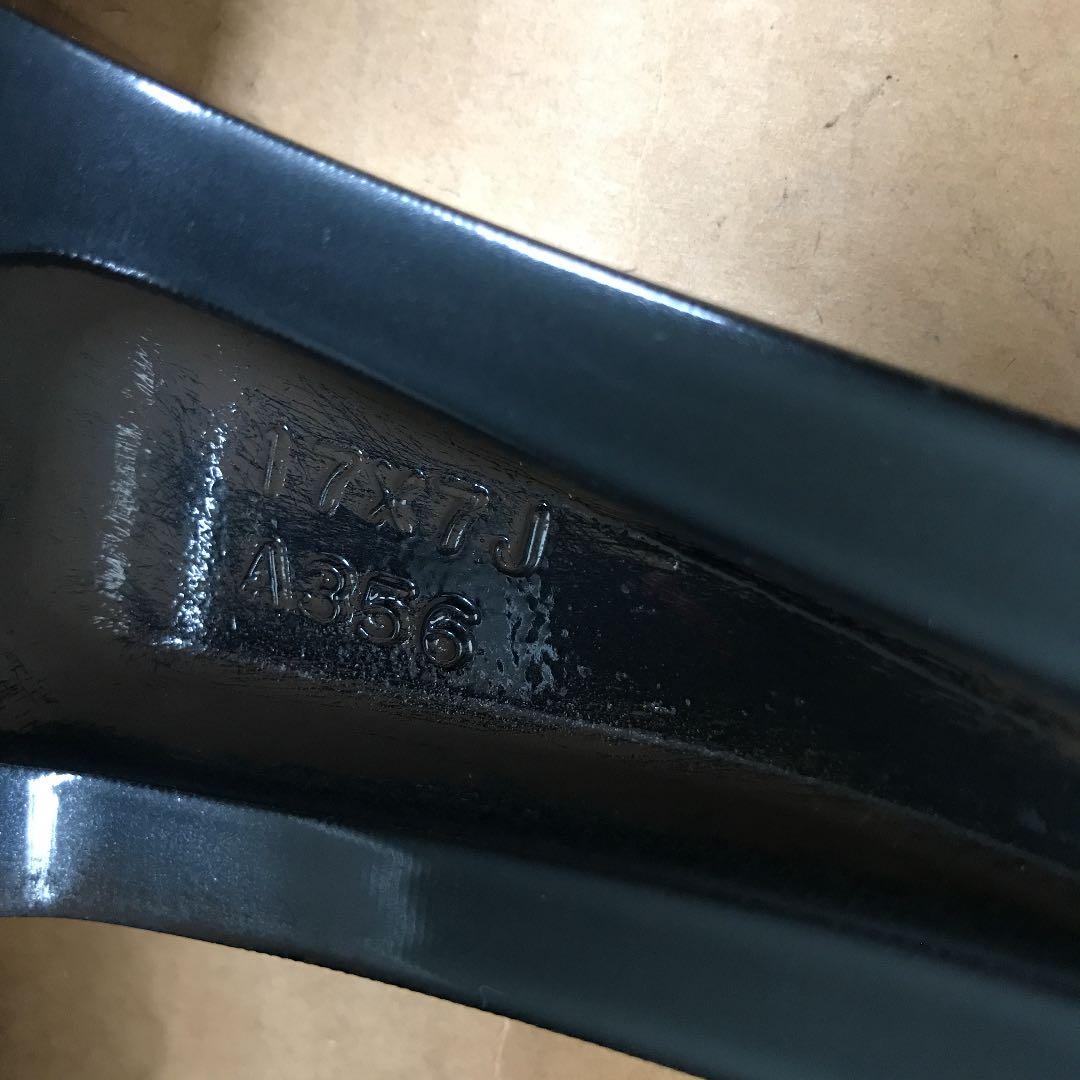 メーカー不明(日本製)メッキアルミホイール17インチ7J