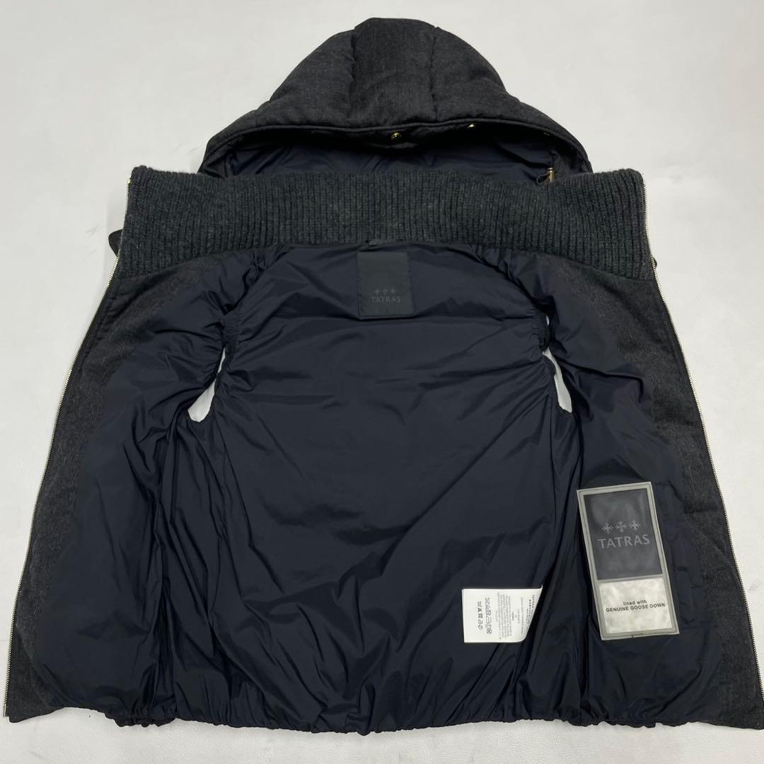 美品 TATRAS タトラス LUSERA ルセラ ダウンベスト フード