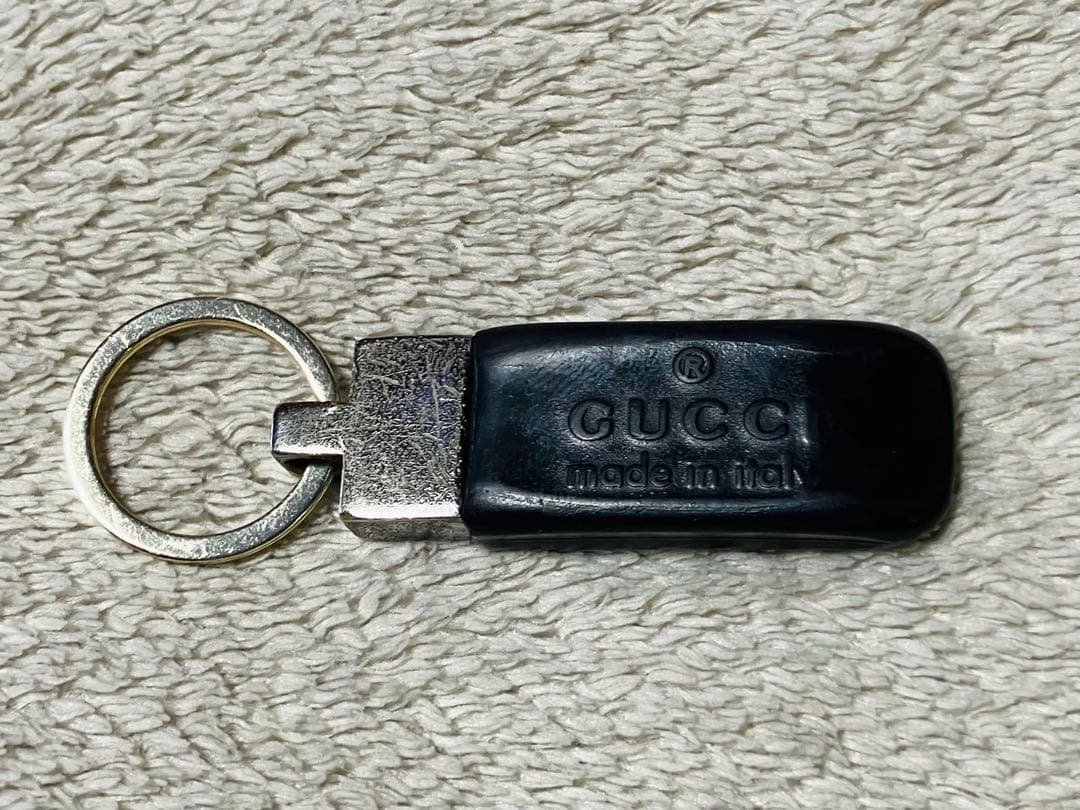 グッチ GUCCI マフラー カシミア100% チャコールグレー 140×26