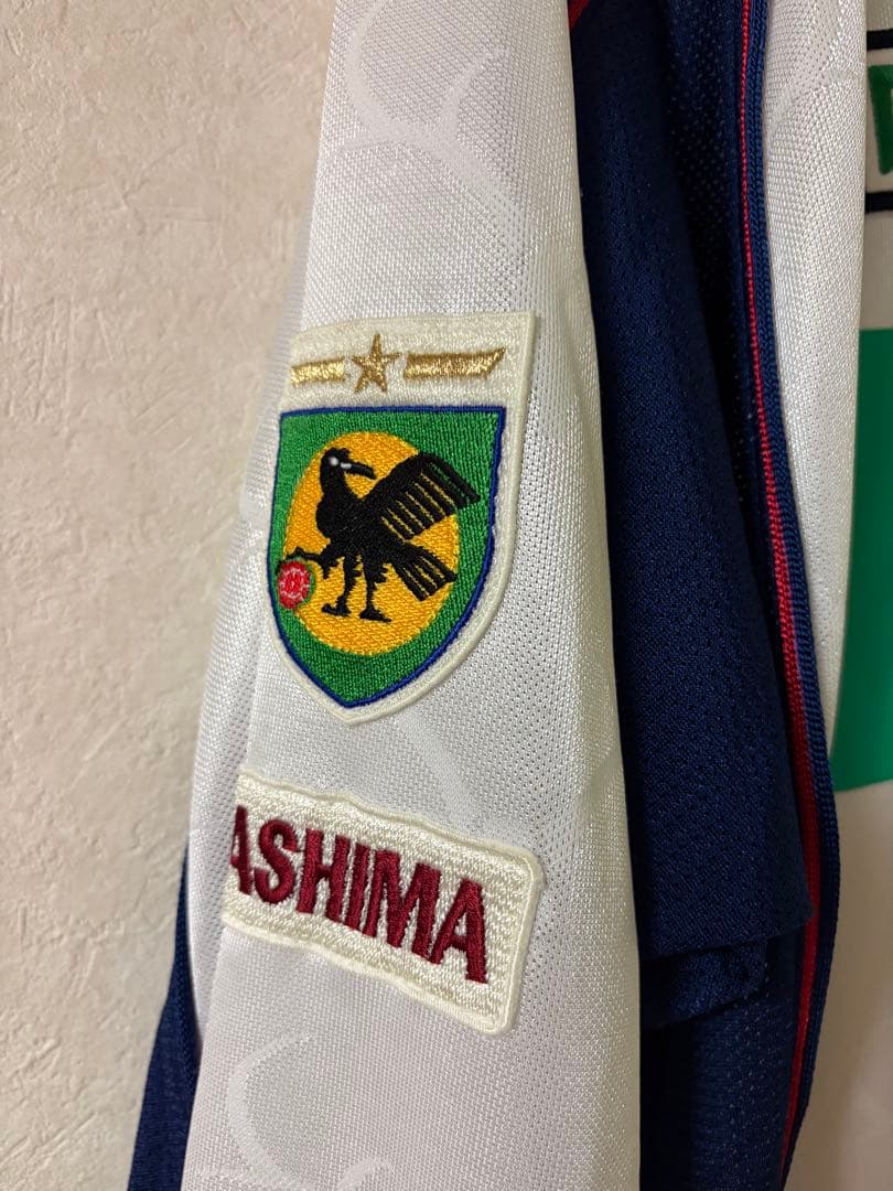 鹿島アントラーズ長袖アウェイ選手支給品　2001年Oサイズ