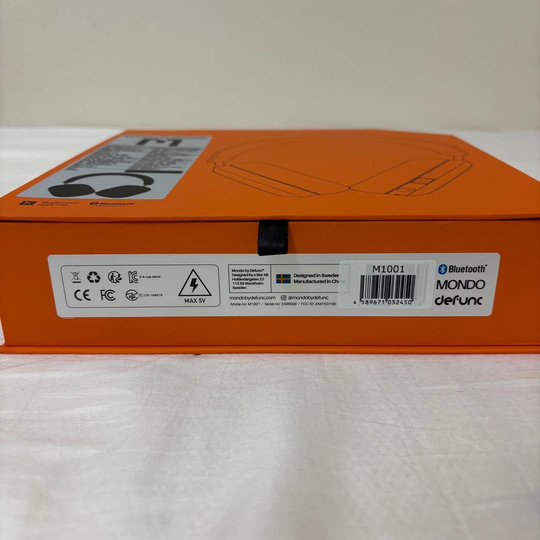 MONDO Over-Ear ブラック　MONDO BY DEFUNC