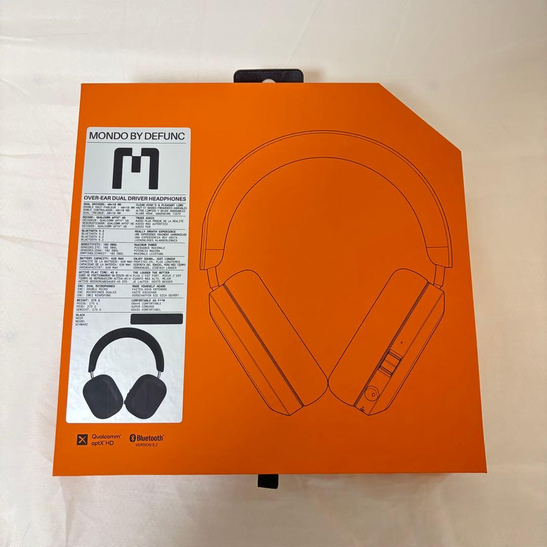 MONDO Over-Ear ブラック　MONDO BY DEFUNC