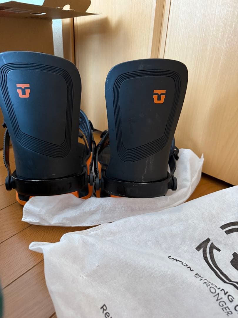 Union ウルトラ　スノーボードビンディング ブラック/オレンジ