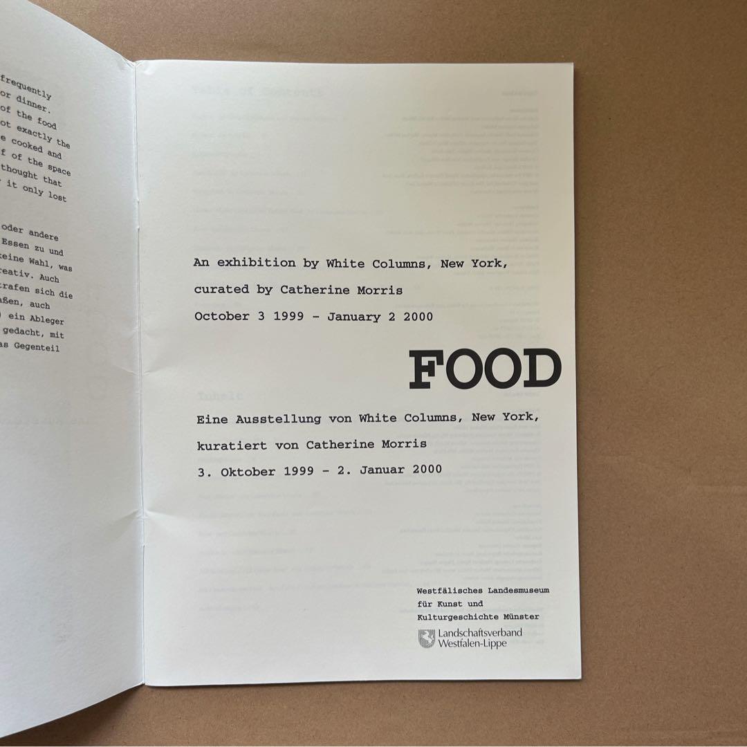 FOOD ゴードン・マッタ・クラーク カタログ