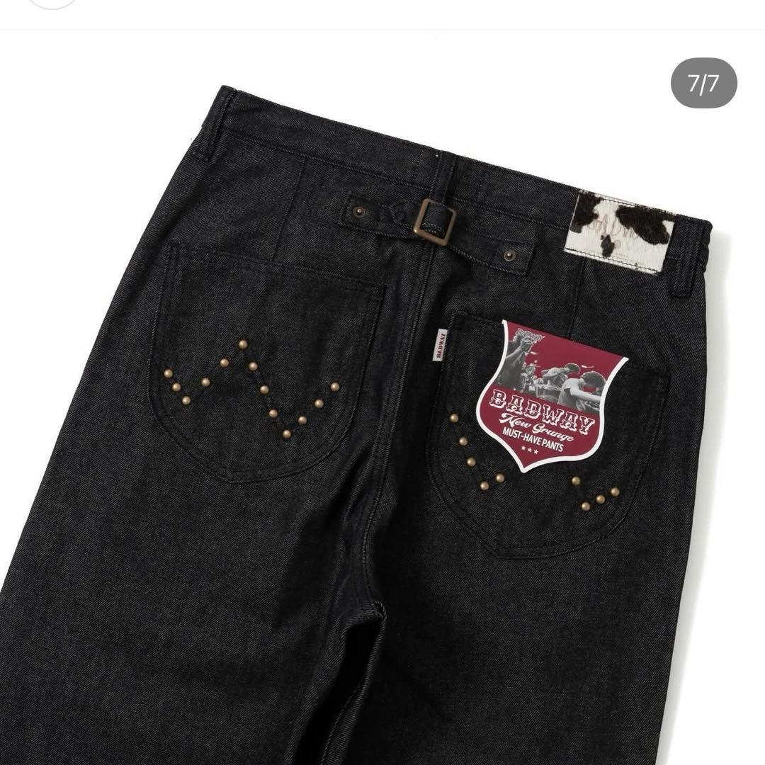 badway ブラックデニム　セットアップ　新品