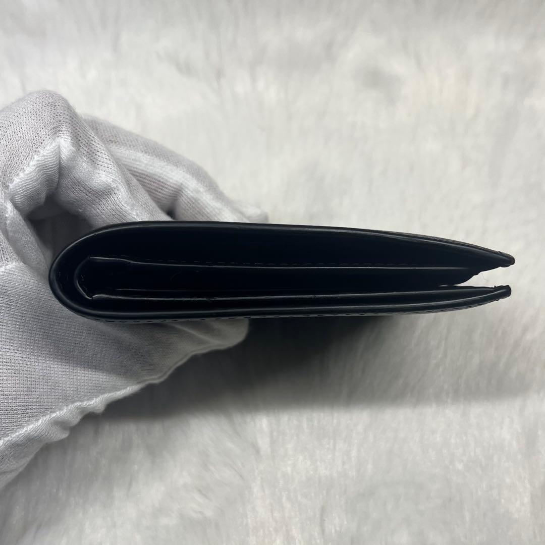【超美品】COACH ブラック 二つ折り財布