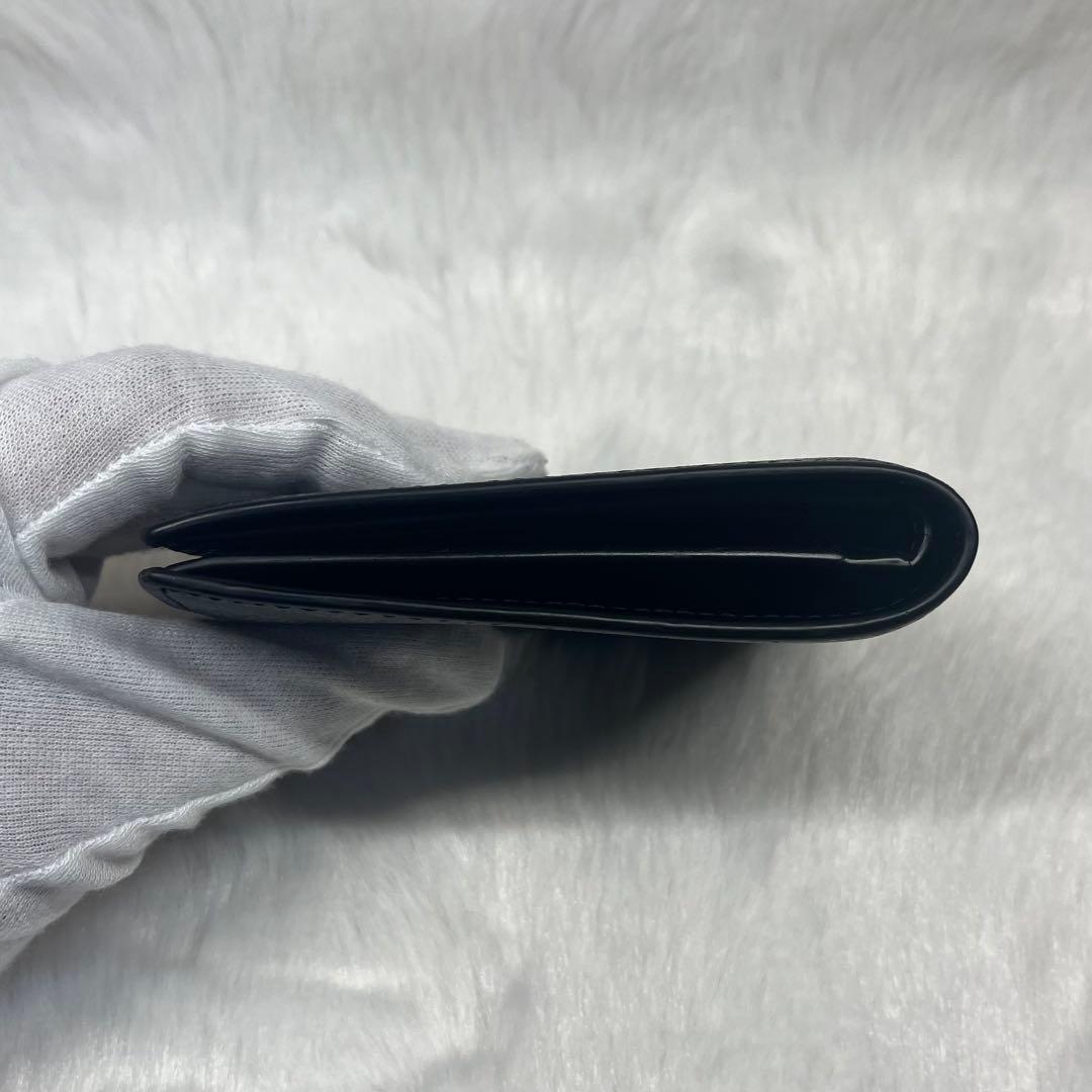 【超美品】COACH ブラック 二つ折り財布