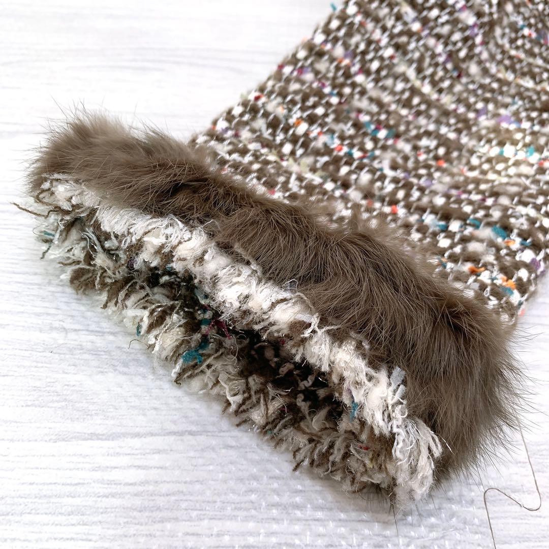 【美品✨】定価20万❤️エポカ✨サイズ40✨ラビットファー✨ロングコート✨日本製