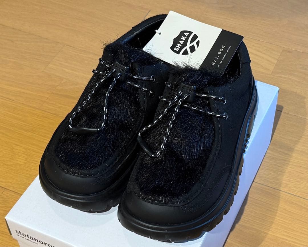 値下済☆美品　今期新作　SHAKA ファー付きチロルモックシューズ 2025AW