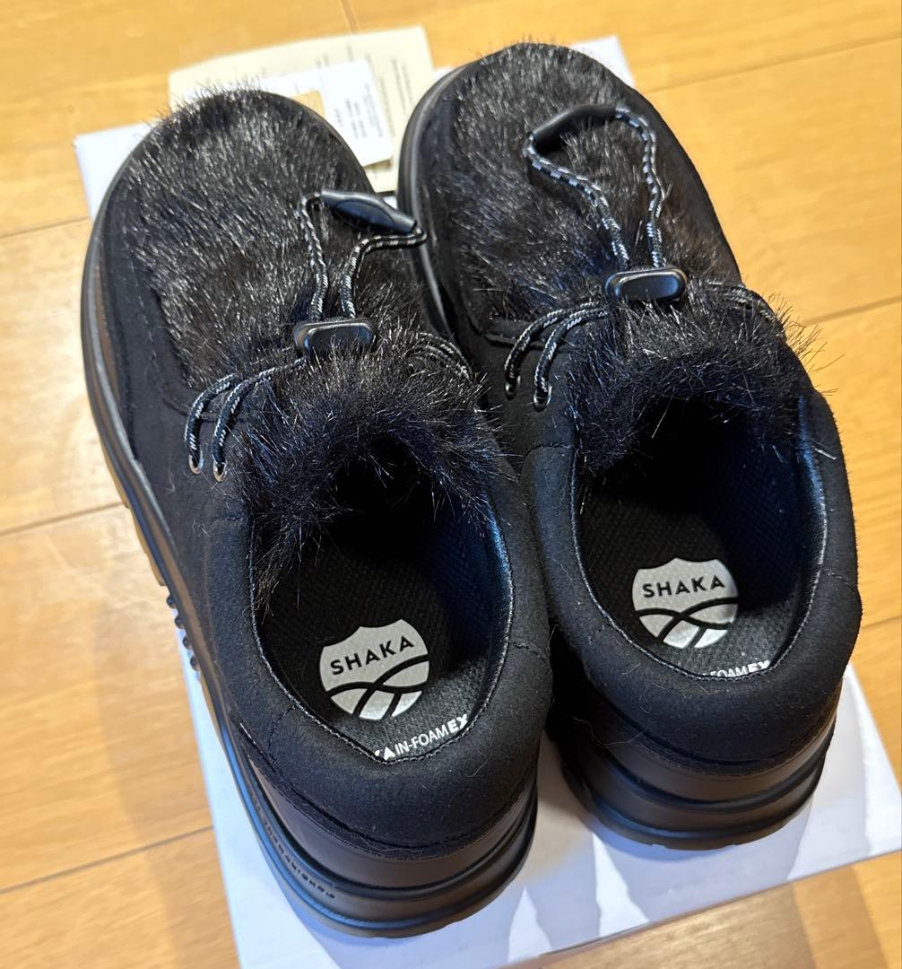 値下済☆美品　今期新作　SHAKA ファー付きチロルモックシューズ 2025AW